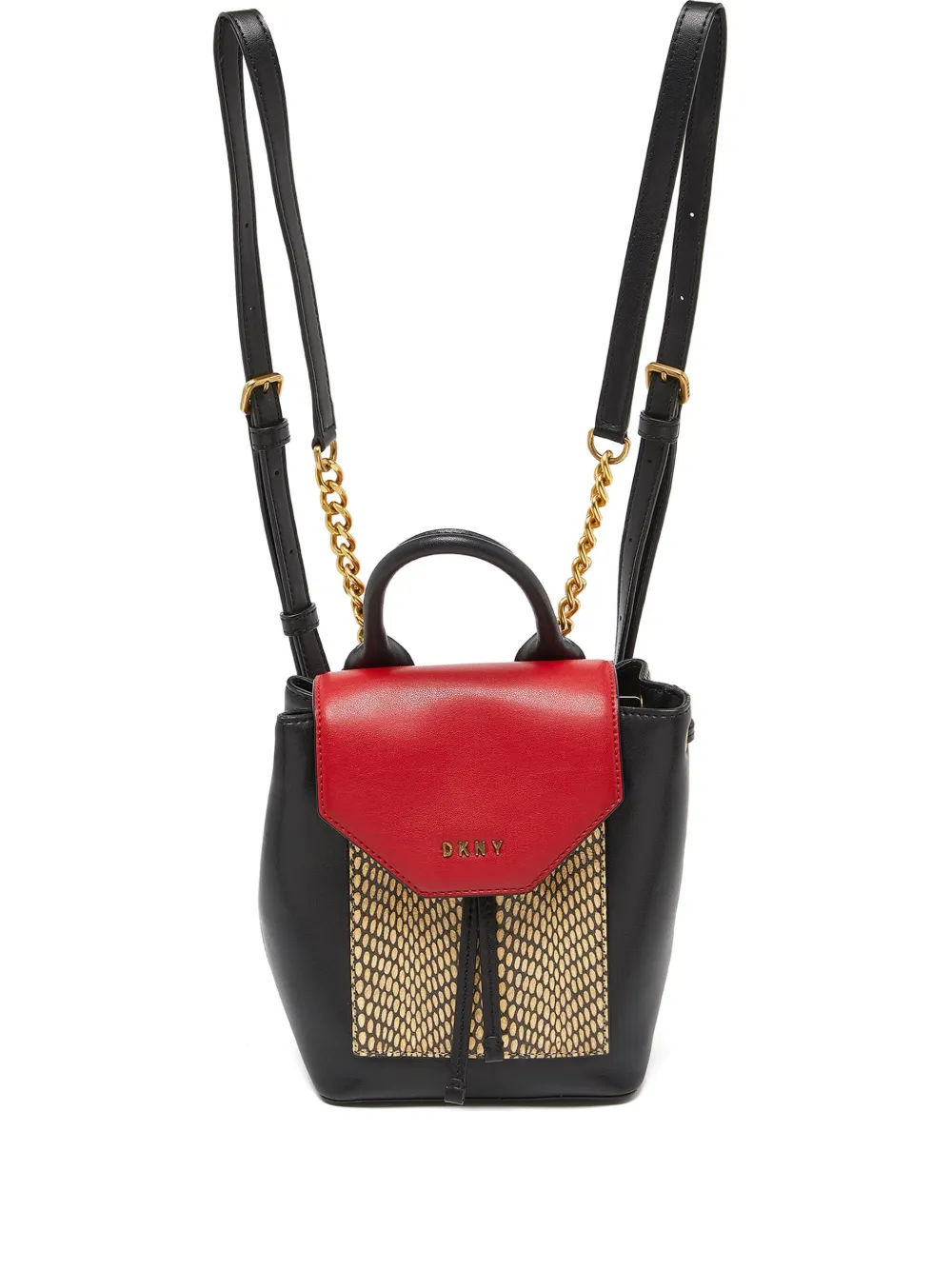 DKNY small Alexa leather backpack | Black | Image 1