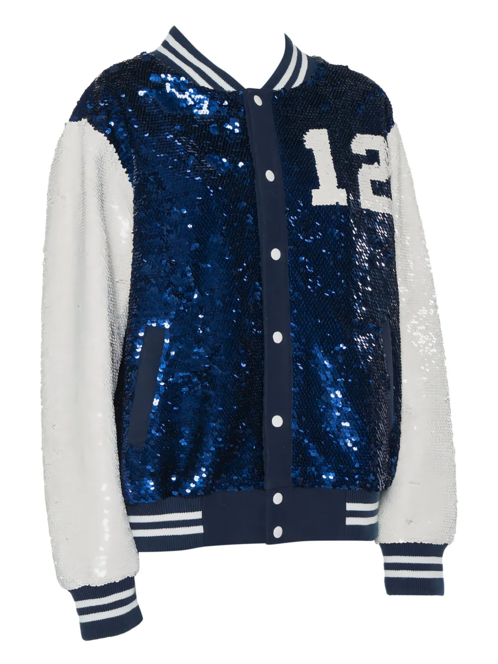 Ashish pre-owned sequinned ribbed-trim bomber jacket | Image 2