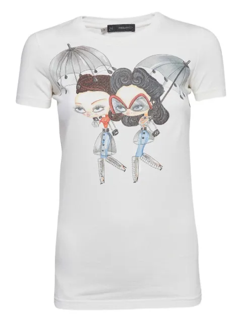 DSQUARED2 pre-owned cotton graphic T-shirt