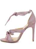 Alexandre Birman leather heeled sandals - Purple