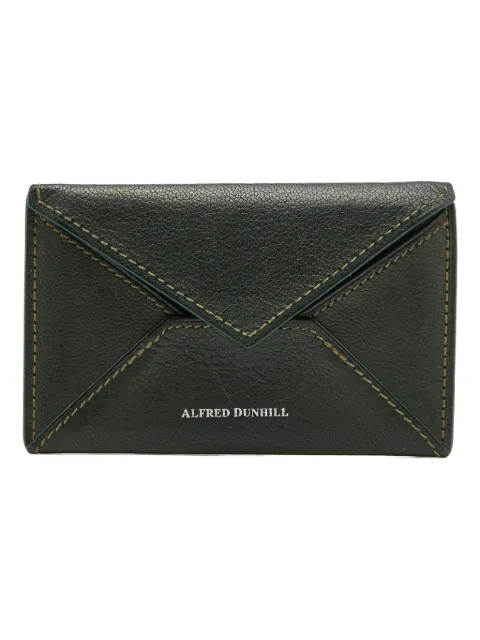 Dunhill Pre-Owned 엔벨롭 레더 카드홀더