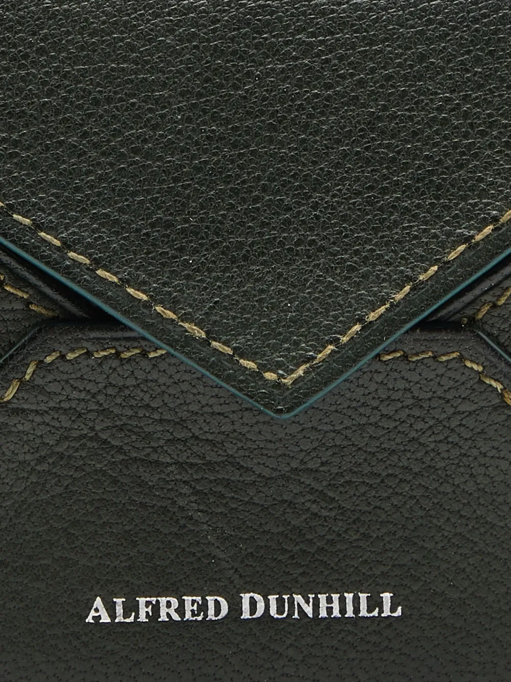 Dunhill pre-owned Envelope Leather Card Holder | Green | FARFETCH