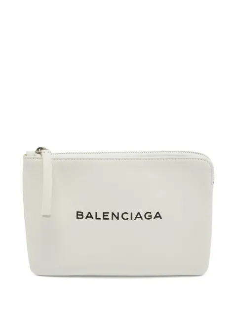 Balenciaga Pre-Owned zipped leather pouch