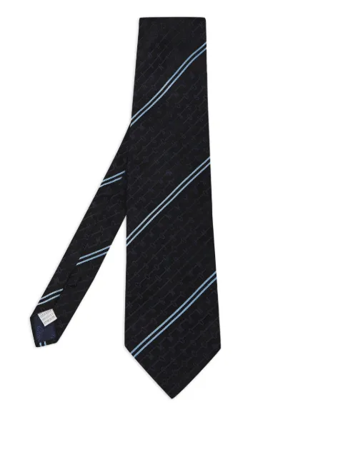 Moschino Pre-Owned corbata de seda con motivo 2023