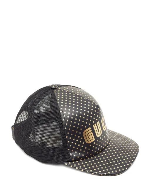 Gucci Pre-Owned star-pattern mesh cap