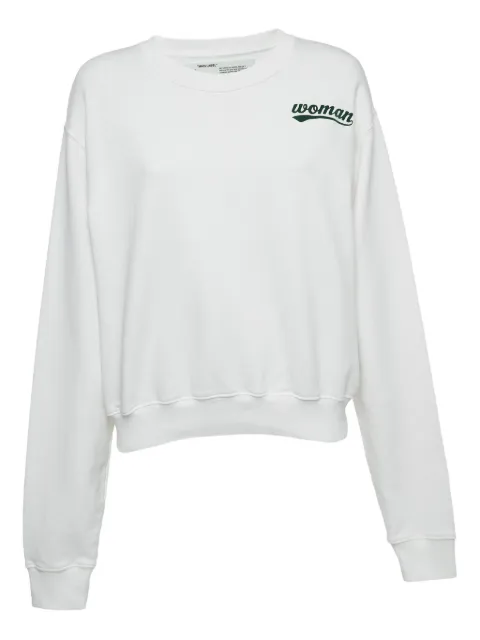 Off-White Pre-Owned floral-motif sweatshirt
