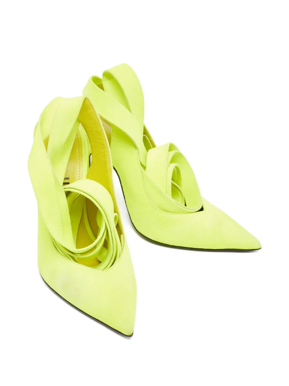 The Attico Pre-owned 110 mm Venus pumps - Groen