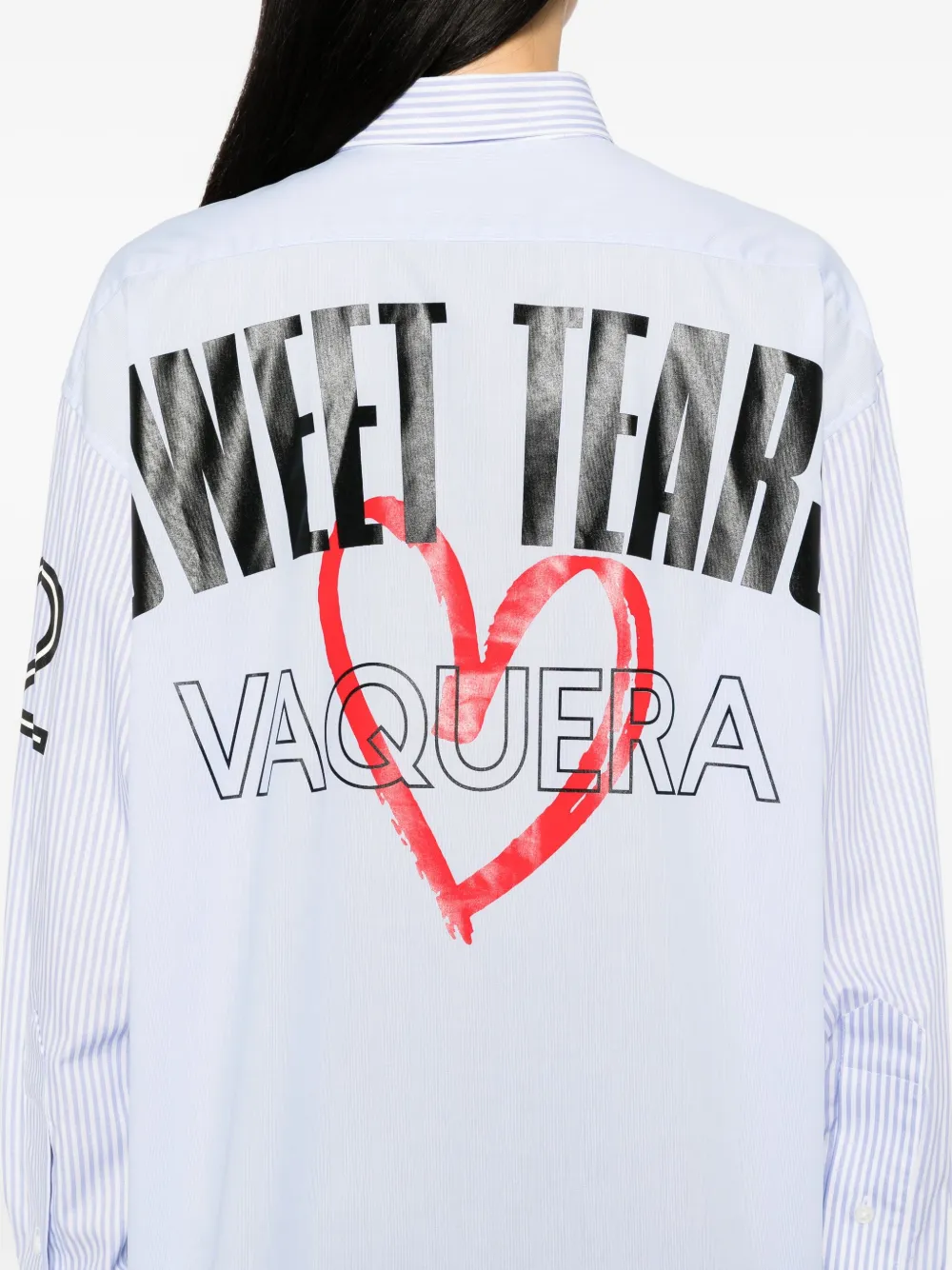 Vaquera ストライプ柄 長袖シャツ M Vaquera ストライプ柄 長袖シャツ