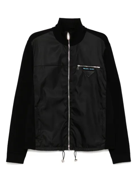 Prada Pre-Owned 2017 logo-patch jacket