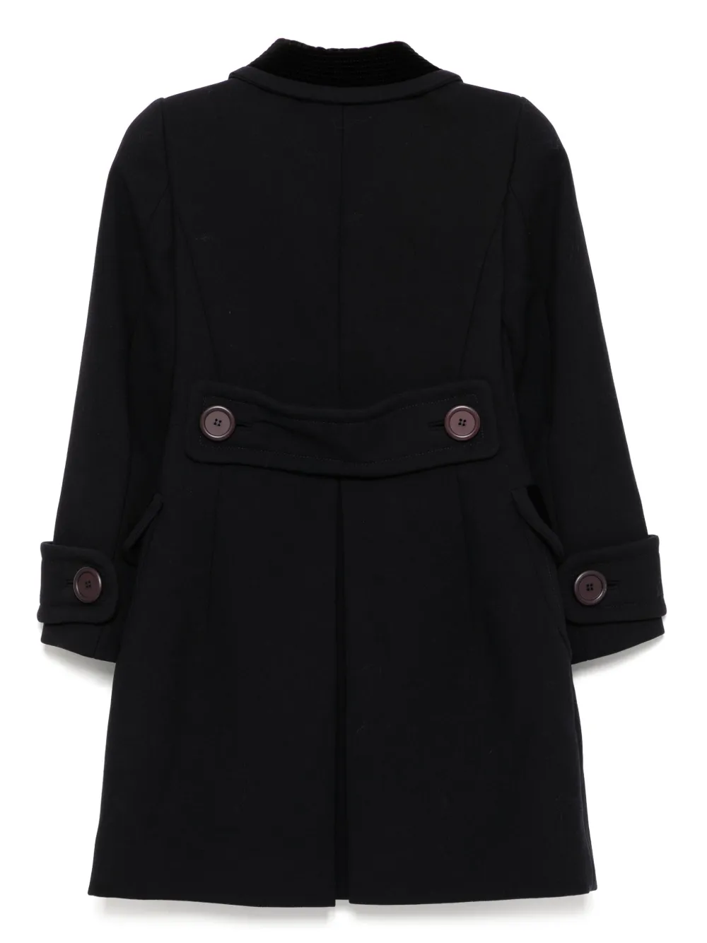 Miu Miu Pre-Owned 2014 single-breasted coat - Blauw