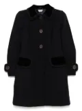 Miu Miu Pre-Owned 2014 single-breasted coat - Blue