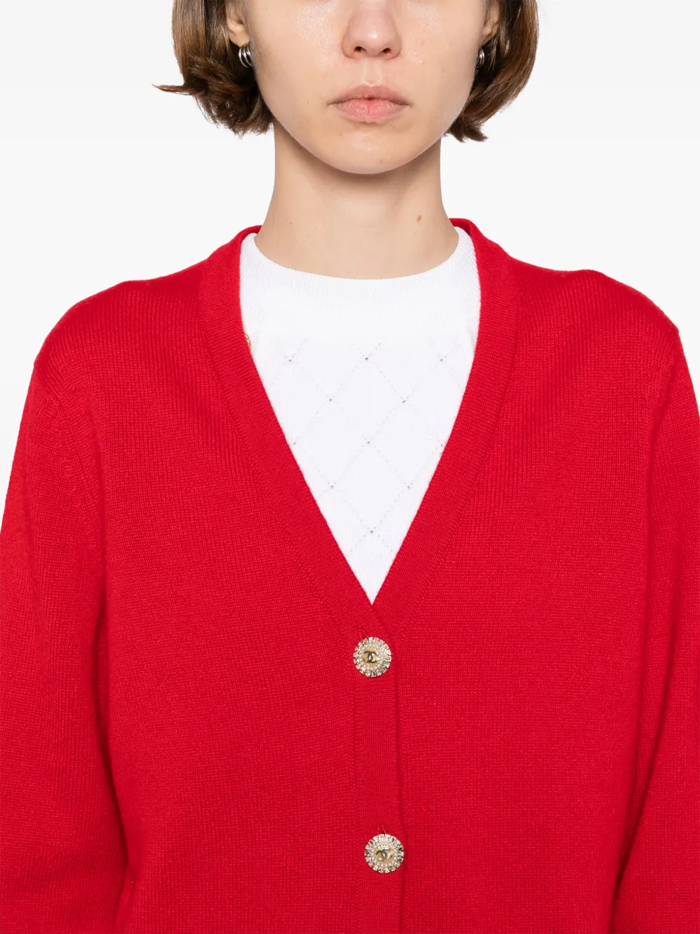 Pre-owned Chanel 2009 Cashmere Cardigan