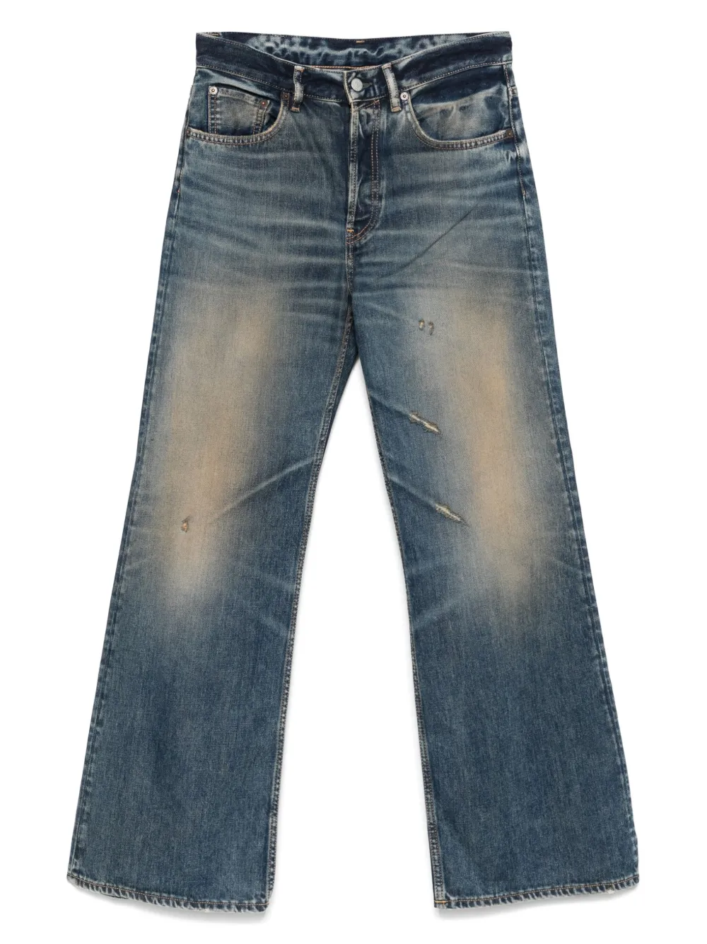 logo-patch jeans