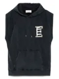 Études Studio sleeveless baseball hoodie - Blue