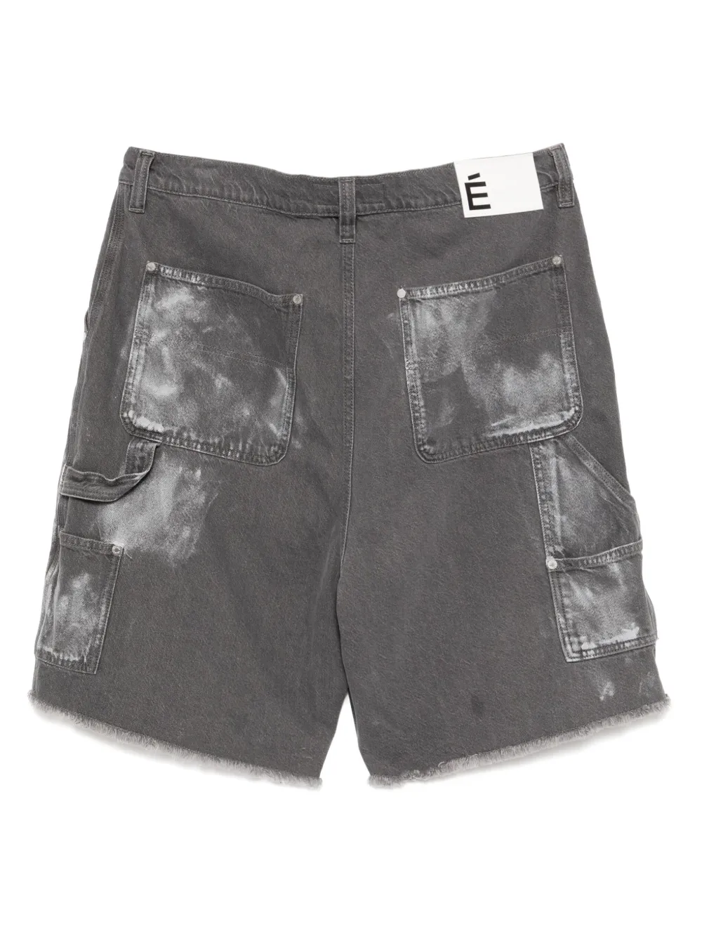 Études Studio Losvallende denim shorts - Grijs