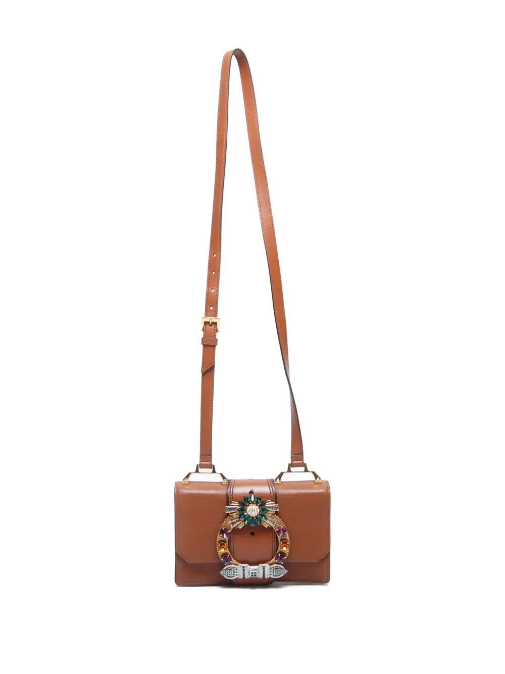 Pre-owned Miu Miu 2016-2020s Lady Leather Shoulder Bag
