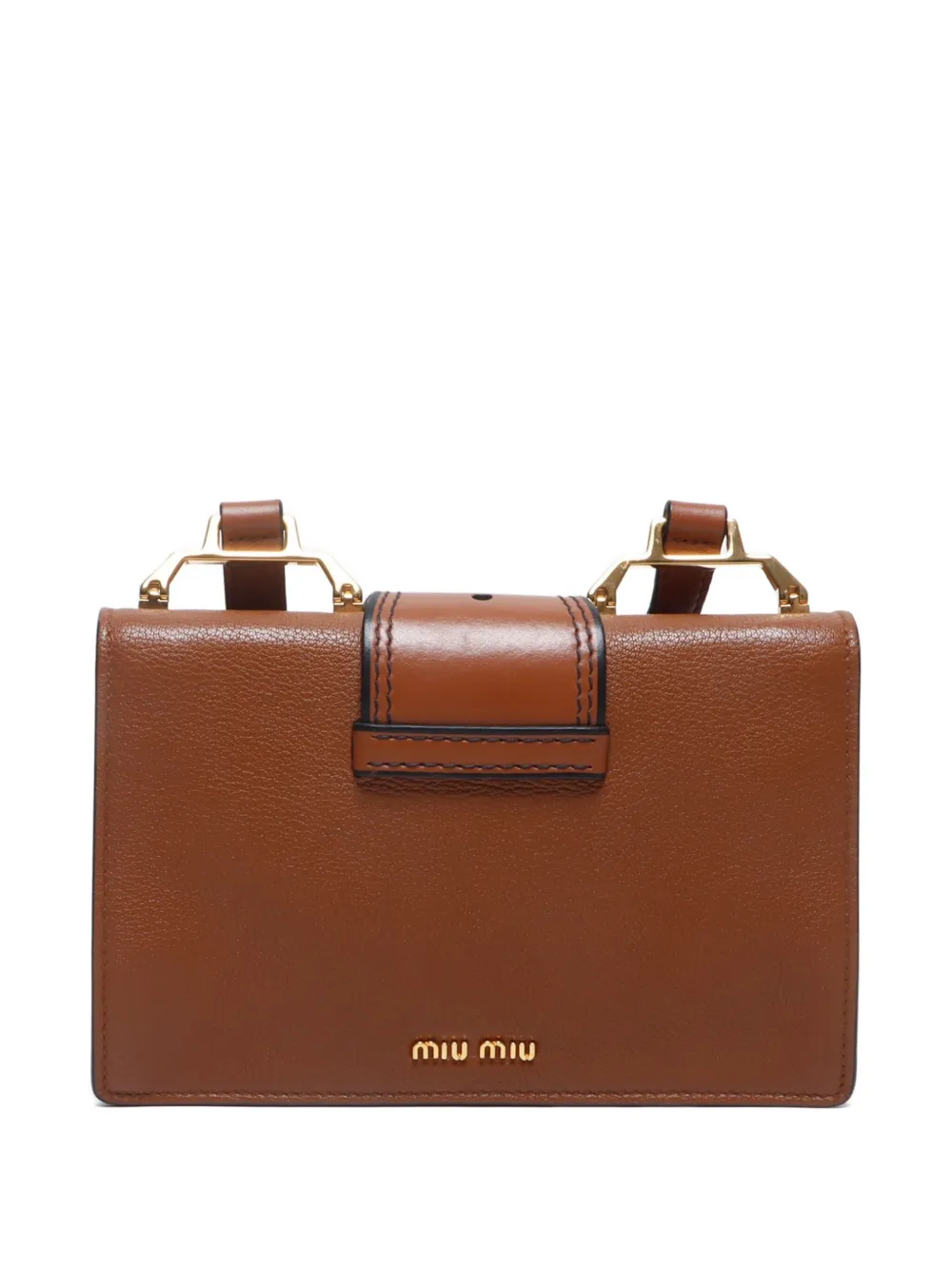 Pre-owned Miu Miu 2016-2020s Lady Leather Shoulder Bag