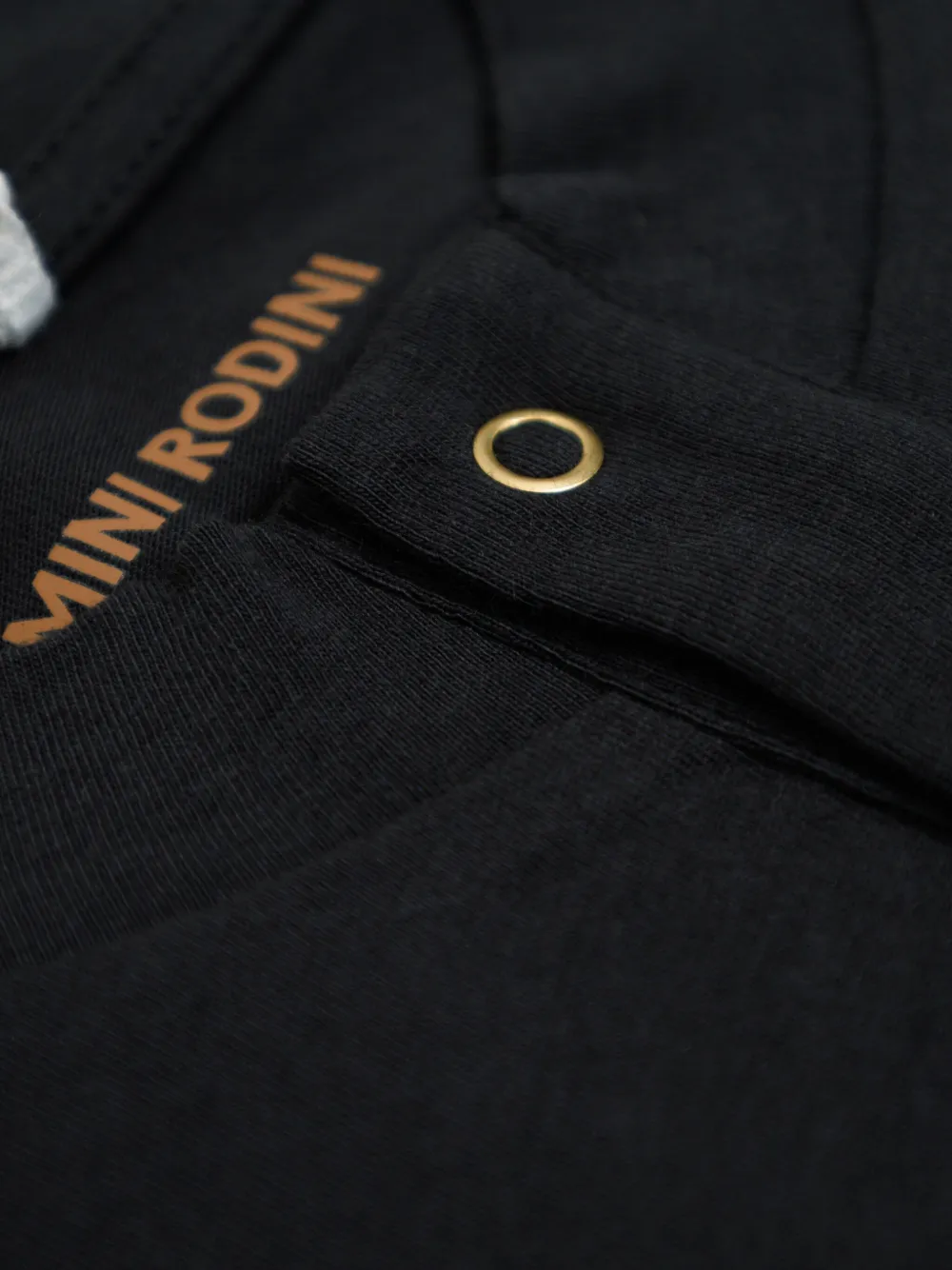 Mini Rodini T-shirt van biologisch katoen Zwart
