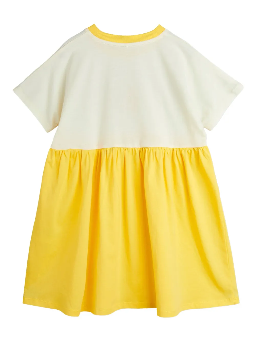 Mini Rodini T-shirtjurk met colourblocking - Wit