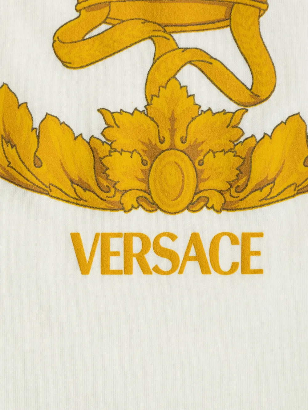 Versace Kids T-shirt met logo Wit