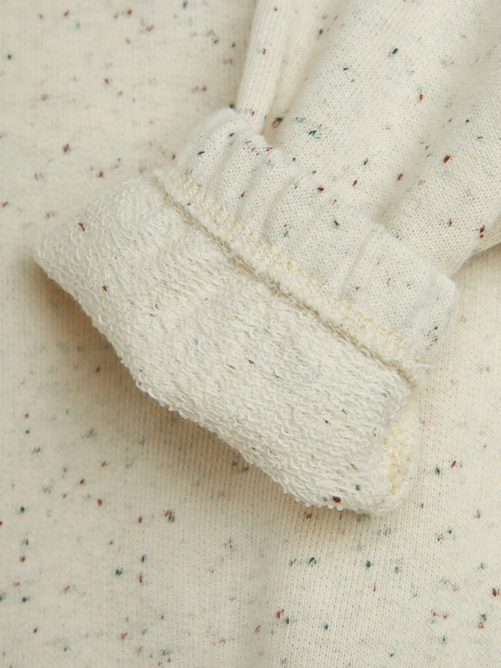 Mini Rodini Sweater met vogelpatroon Beige