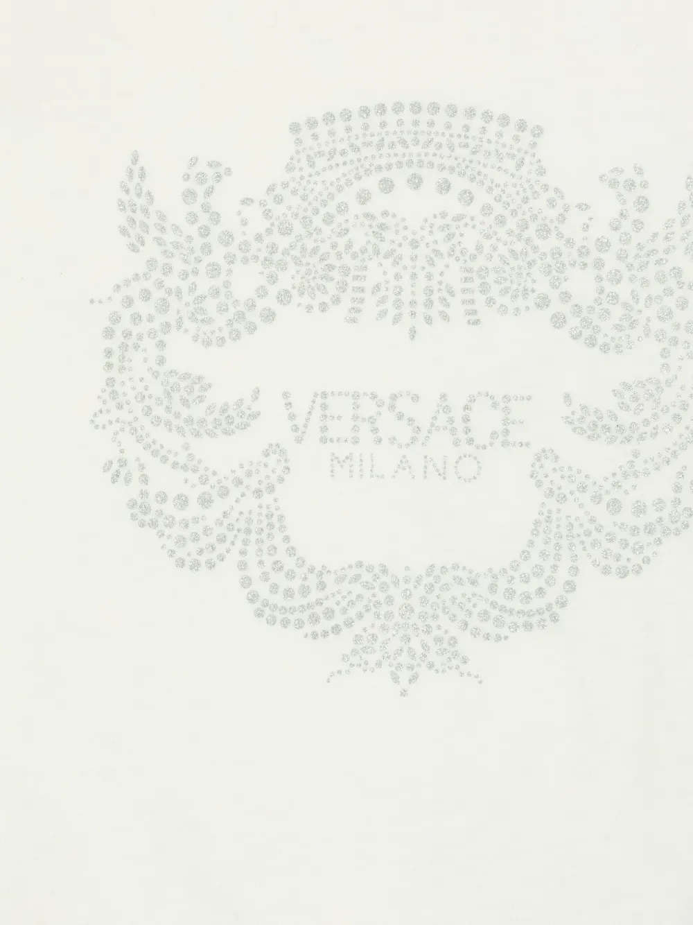 Versace Kids T-shirt verfraaid met logo Wit