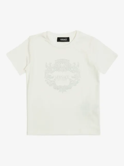 Versace Kids t-shirt à logo à ornements