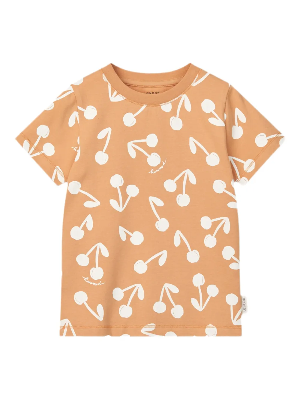 Liewood T-shirt en shorts met kersenprint Oranje