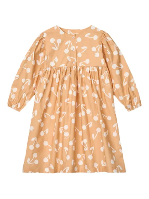 Liewood vestido manga larga con cerezas estampadas