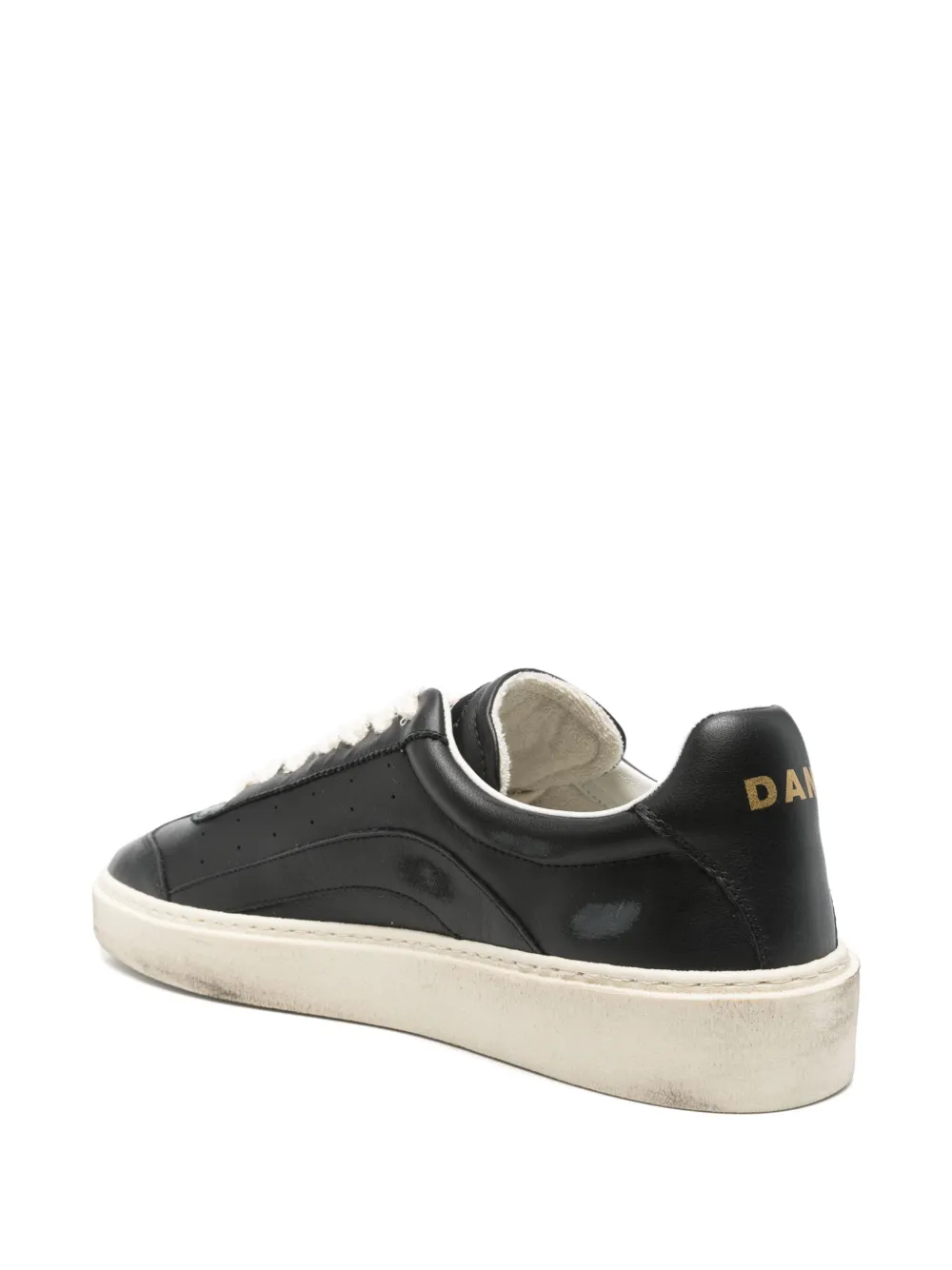 DSQUARED2 Rider leather sneakers Black