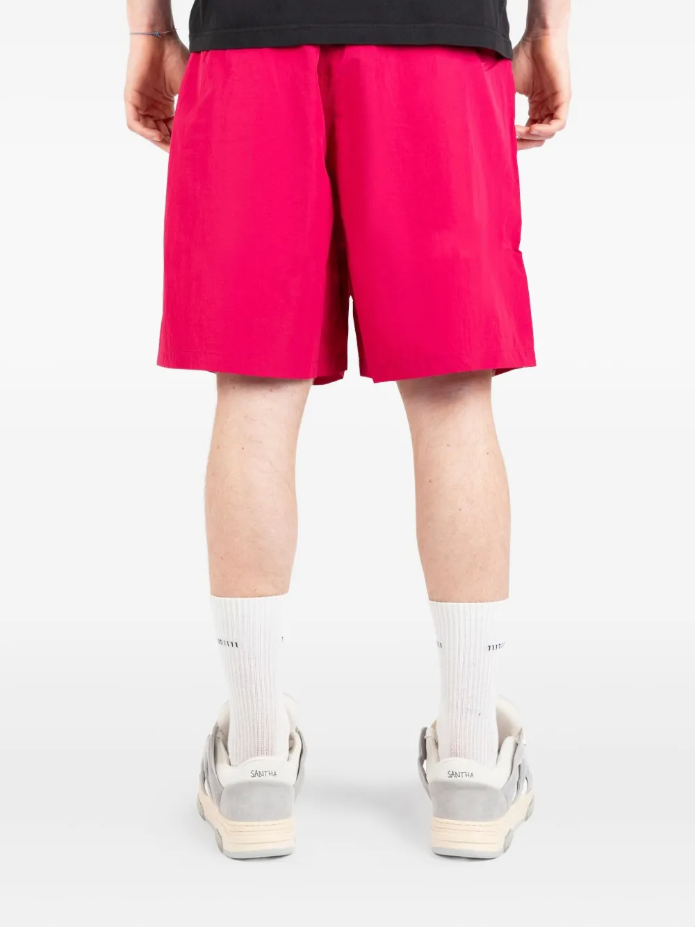 Stüssy Shorts met elastische taille Roze