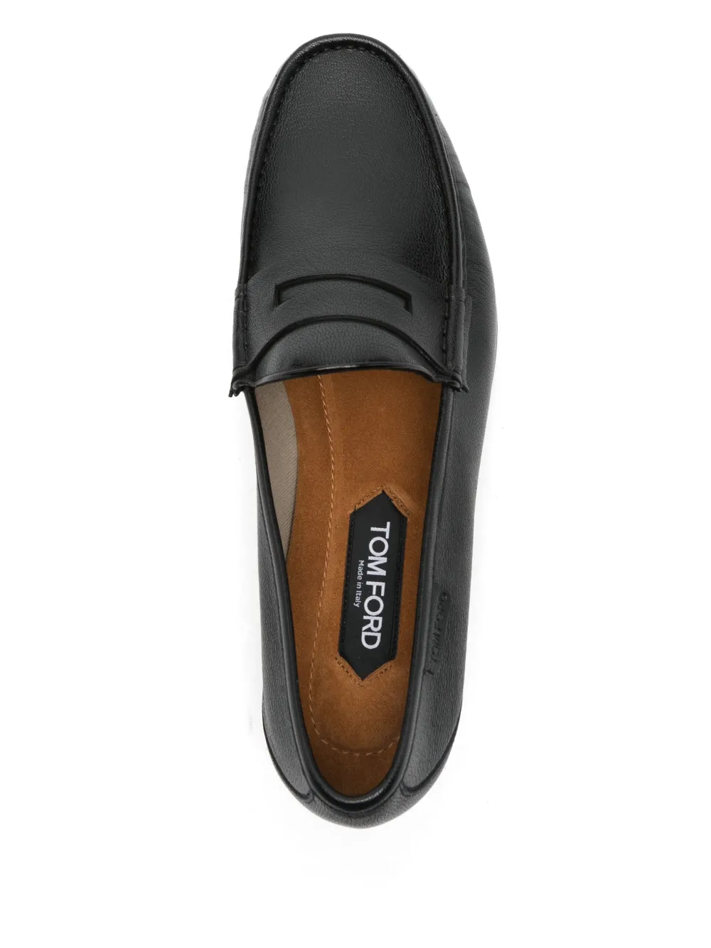 TOM FORD leather loafers Black