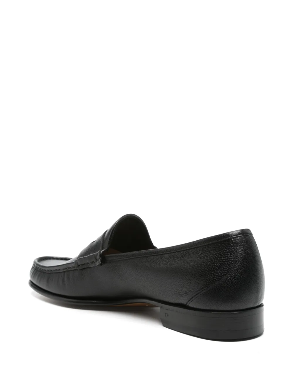 TOM FORD leather loafers Black