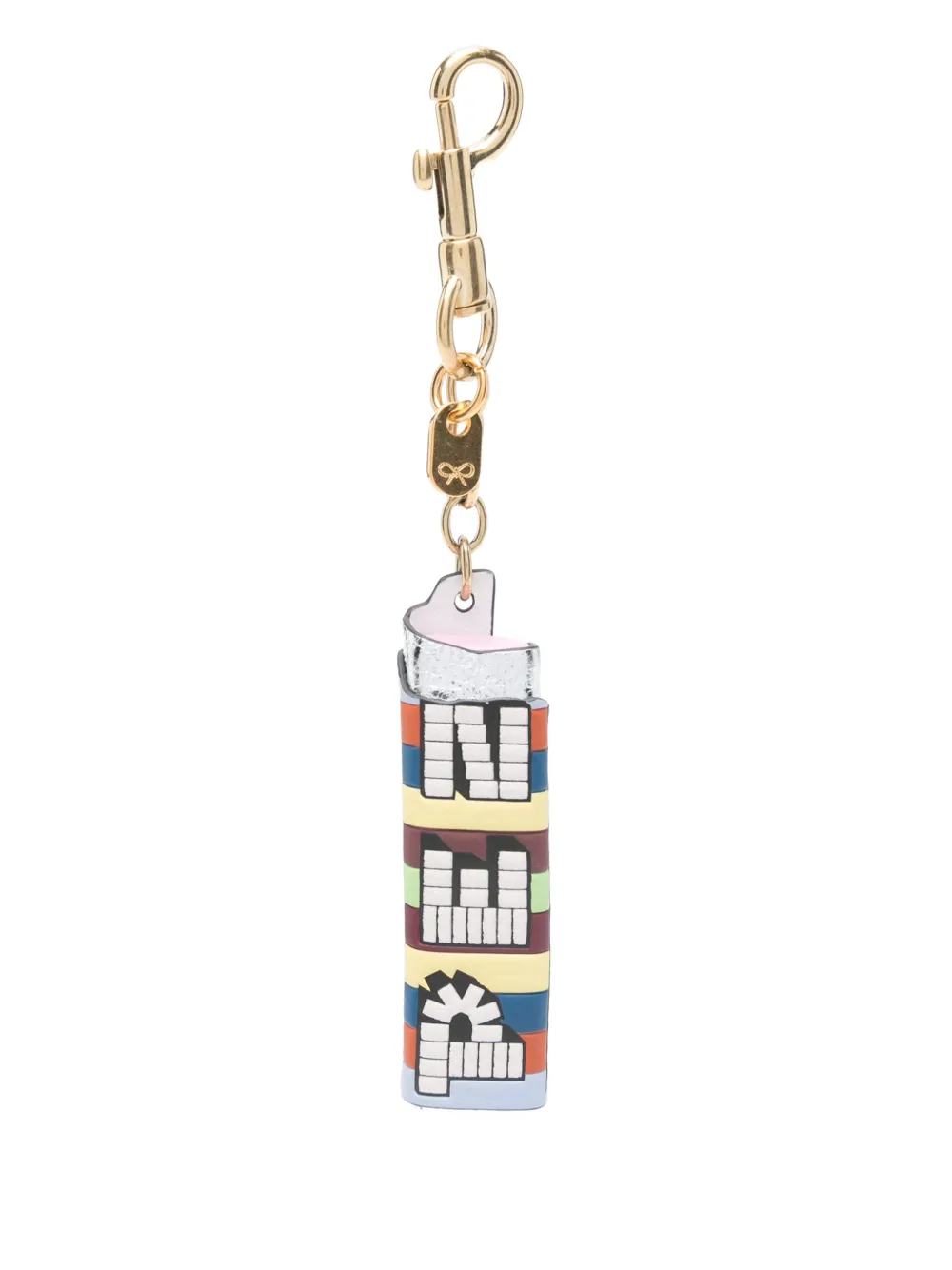 ANYA HINDMARCH LEATHER KEYRING