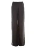 Borbonese satin-trim silk trousers - Black