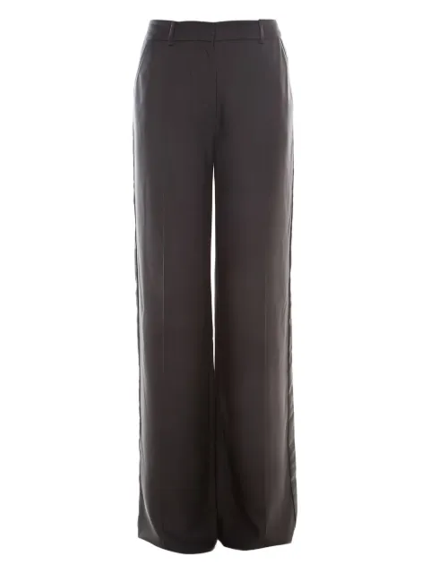 Borbonese satin-trim silk trousers
