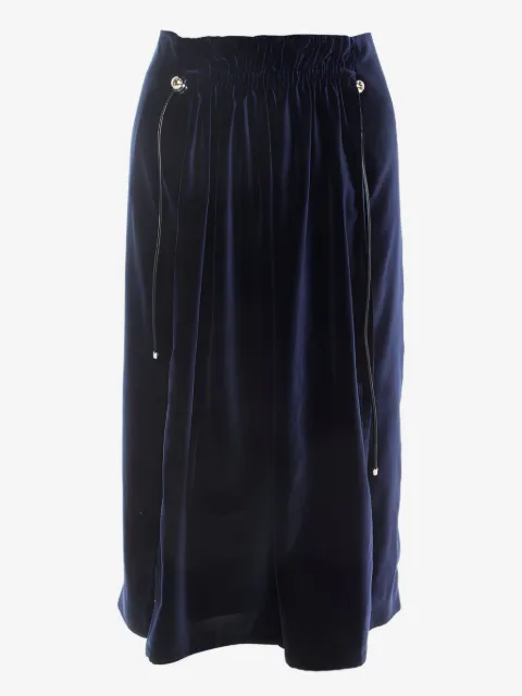 Carven Vintage mellemlang nederdel i velour