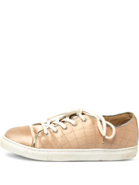 Charlotte Olympia Pre-owned satin sneakers
