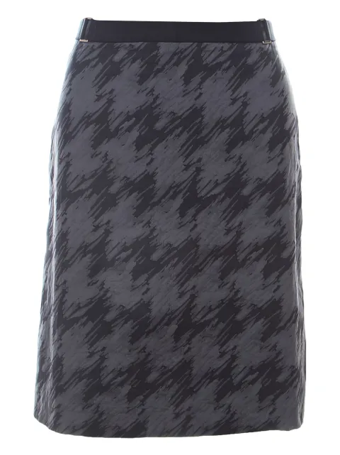 BOSS GREEN HUGO BOSS houndstooth-pattern skirt
