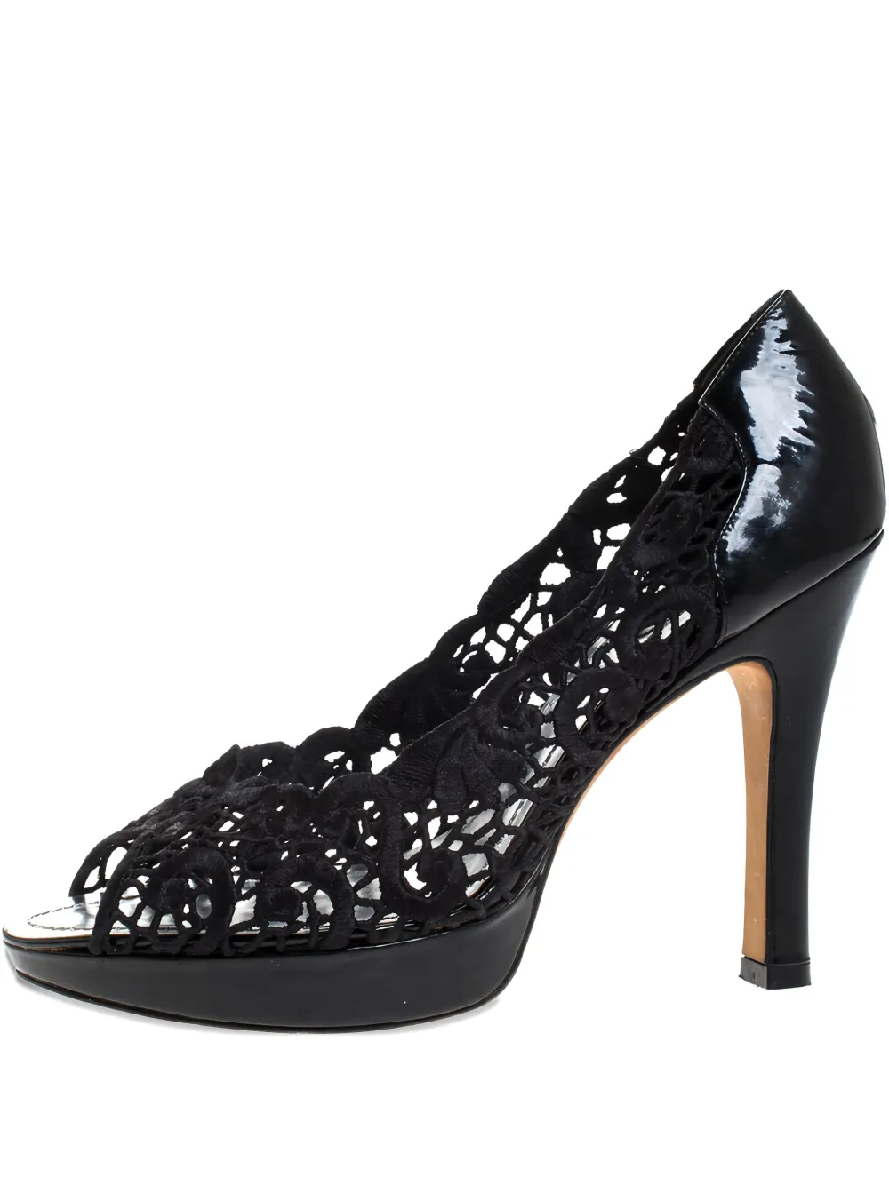 René Caovilla pre-owned 115mm lace pumps | Black | Image 1