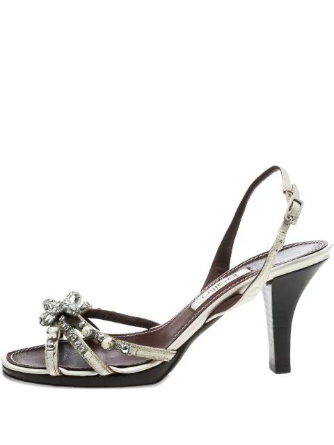 ALCHIMIA 85mm leather heeled sandals