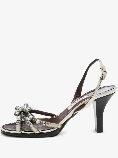 ALCHIMIA 85mm leather heeled sandals