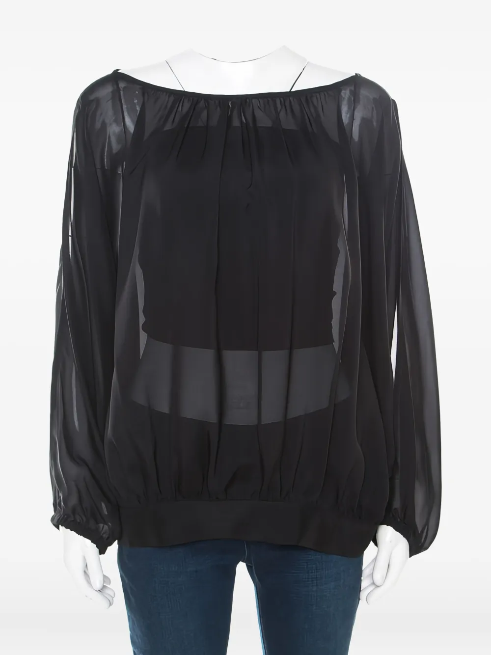 Marc Jacobs Vintage sheer silk blouse | Black | Image 1