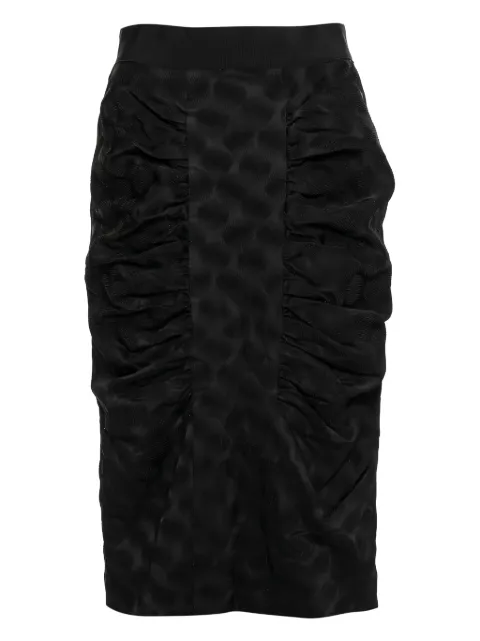 Dolce & Gabbana Pre-Owned 드레이프 패턴 미디 스커트