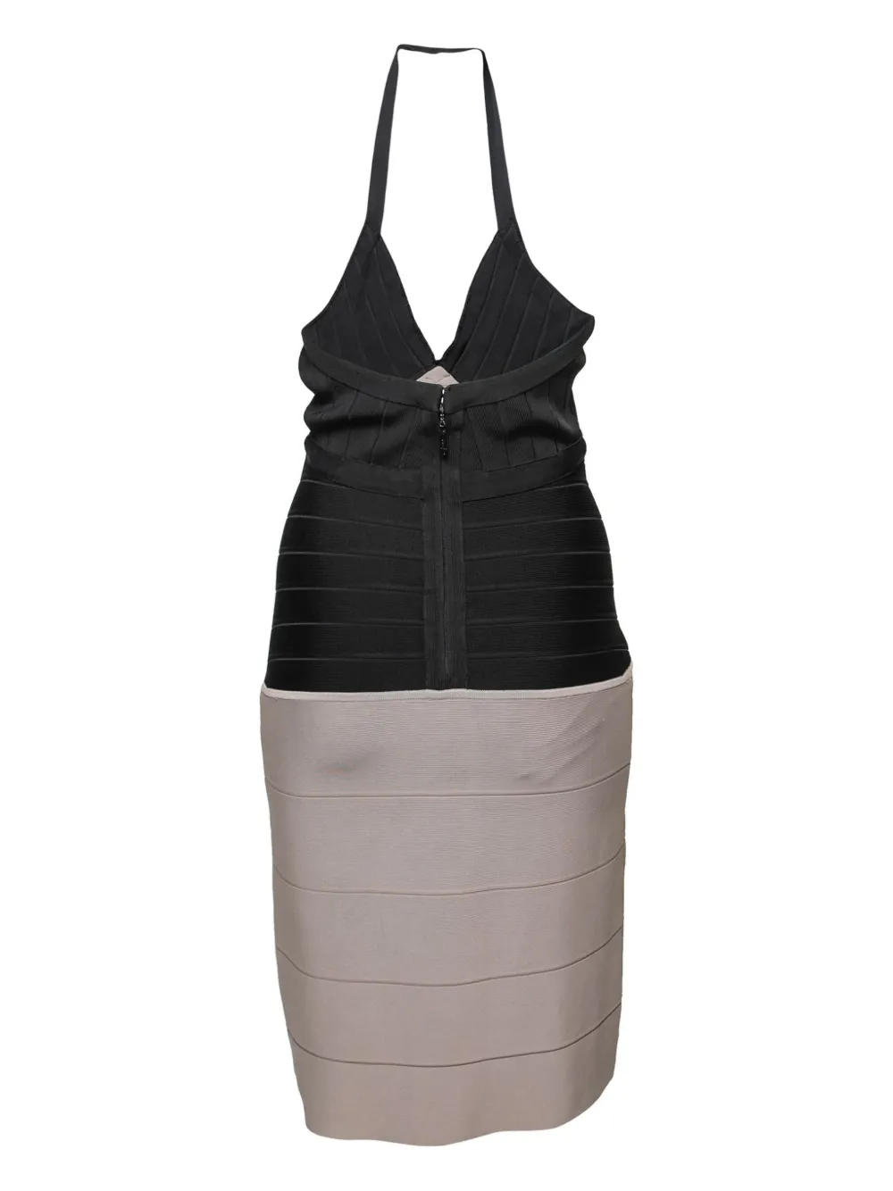 Hervé Léger Pre-Owned vestido ceñido con cuello halter | Vestidos de día | Image 2