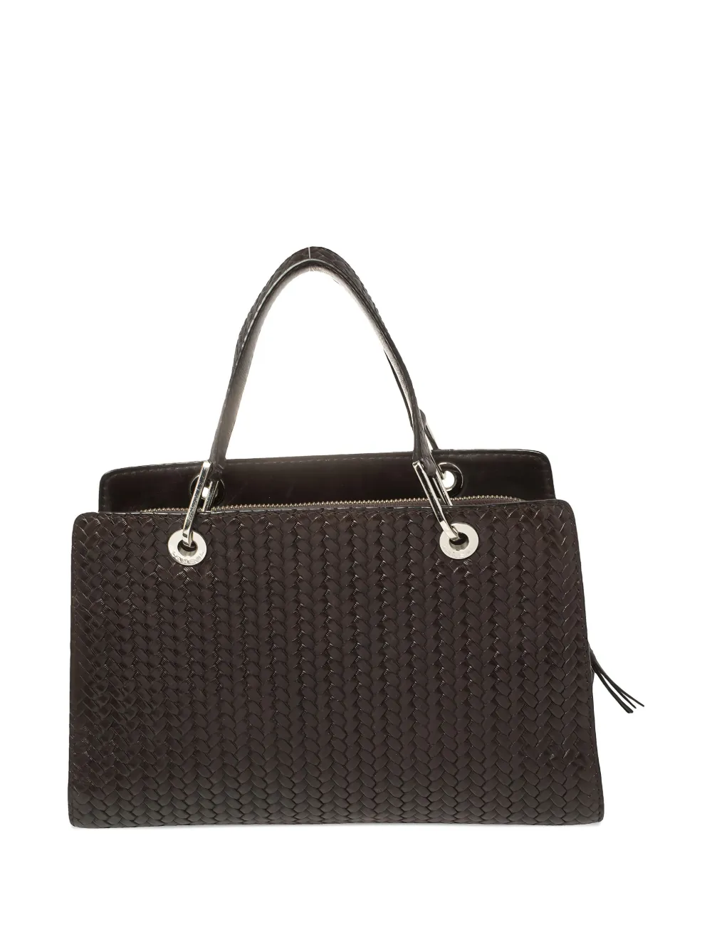 Lancel interwoven leather tote bag | Image 2