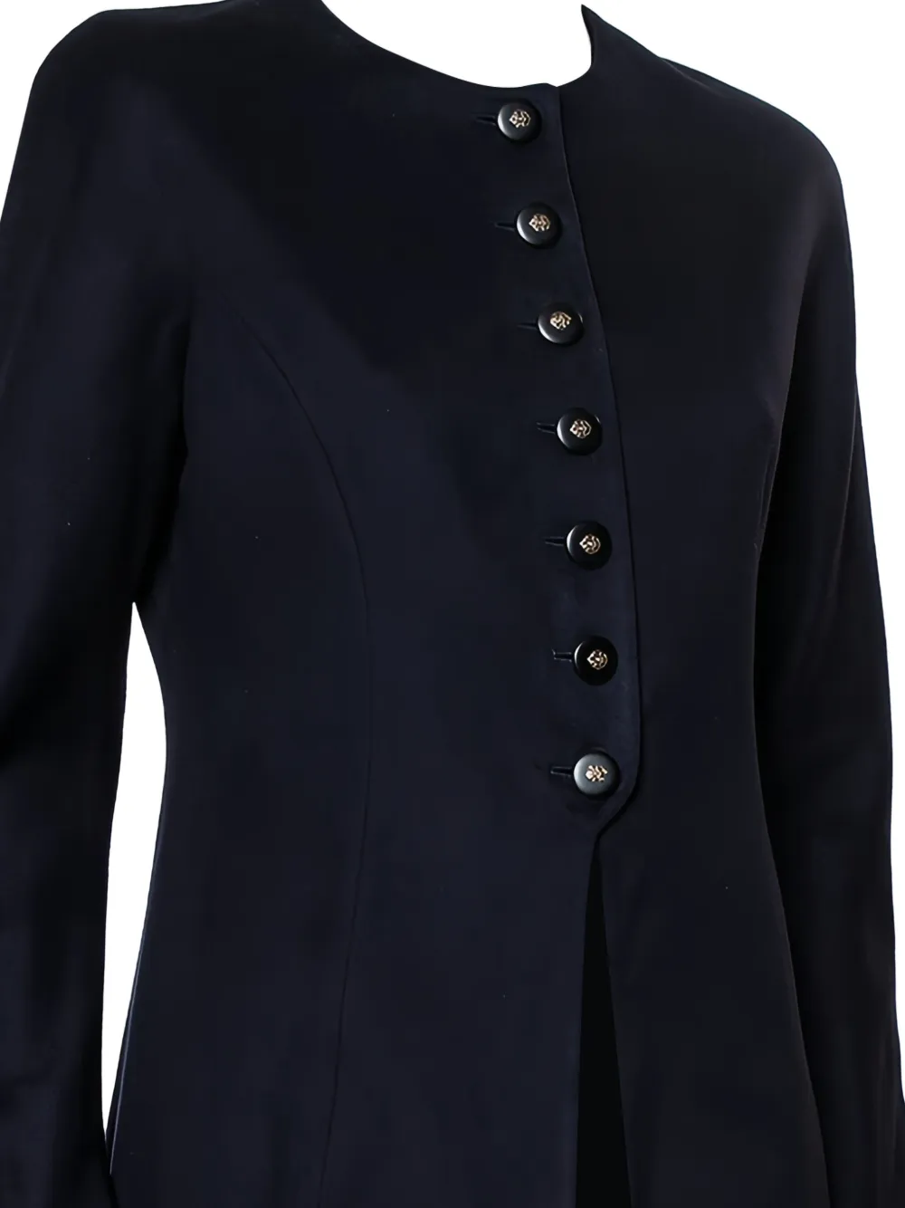 VALENTINO Pre-owned Buttoned Cashmere Jacket In Blue