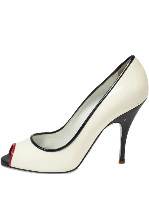 D&G 110mm peep-toe pumps 