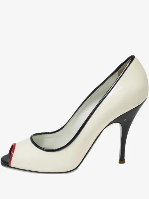 D&G 110mm peep-toe pumps 