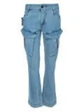 Roberto Cavalli Vintage cargo-pockets boot-cut jeans - Blue